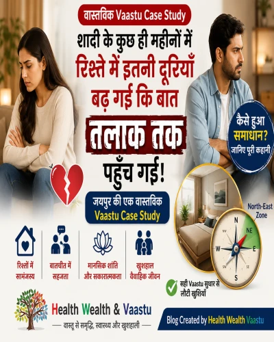 शादी के कुछ महीनों में तलाक की नौबत! जयपुर की वास्तविक Vaastu Case Study जिसने बचाया रिश्ता